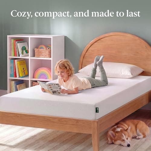Zinus Green Tea Memory Foam Mattress 6 Inch, Pressure-Relieving Comfort & Full-Body Support, Naturally Fresh, Medium Firm Feel, CertiPUR-US & Oeko-TEX Certified Safe Materials, Twin — view 2