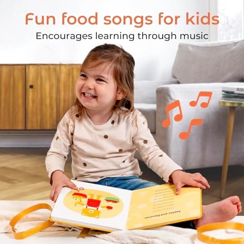 Cali's Books I'm a Little Teapot Music Book for Toddlers 1-3 Years Old - Food Musical Books, Interactive Baby Sound Book, Singing Toy for Children Girls, Learning Song Toys for Toddler Boys — view 2