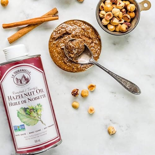 La Tourangelle Roasted Hazelnut Oil, High-Oleic Oil Great for Baking, Stir-Frying, and Vinaigrettes, 500 mL 16.9 fl oz — view 5