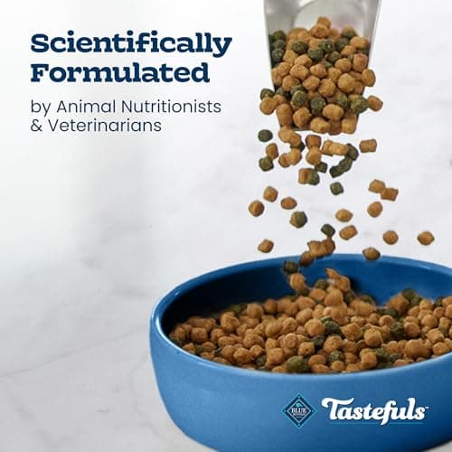 Blue Buffalo Tastefuls Chicken & Brown Rice Recipe Dry Indoor Cat Food for Adult Cats, Real Chicken First, Deliciously Healthy Natural Cat Food, Supports Digestive Care and Coat Health, 3 lbs. — view 7