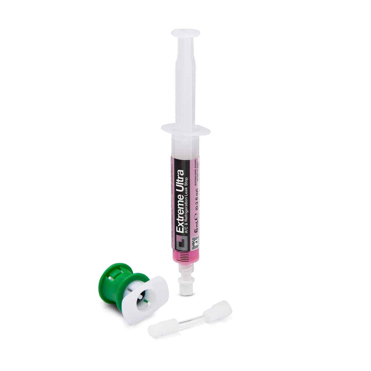 Errecom Extreme Ultra - 6 ml, Sellador de Fugas para Sistemas de Aire Acondicionado de Automóviles, incluye el adaptador para válvulas de carga lato baja presión gas R134a — view 6