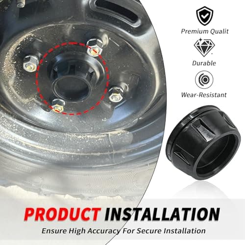 GOLKNHA 4PCS Front & Rear Wheel Center Cap for Honda ATV/UTV Rubicon 500 TRX500FA7 FM7 Rubicon 520 Pioneer 700 1000 Talon 1000 SXS1000 OEM# 44732-HR6-A60 — view 2