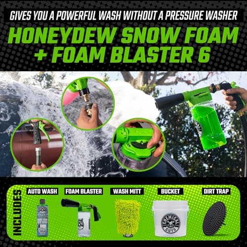 Chemical Guys Car Wash Kit 14-Pc Arsenal Builder - with Foam Blaster, Wash Bucket, Towels, Applicators, and 16 oz Soaps, Waxes, and Cleaners - Complete Car Detailing Gift Set, Works with Garden Hose — view 2