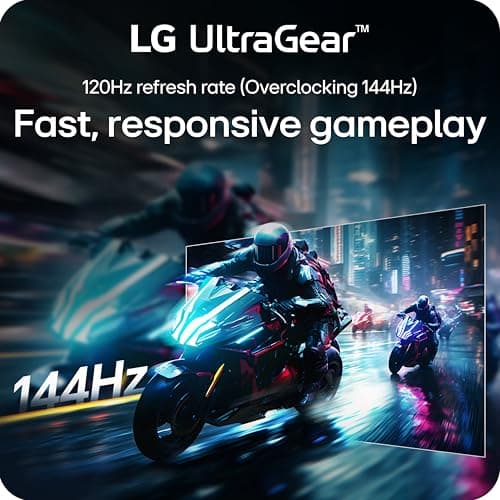 LG 24G411A-B 24-inch Ultragear Full HD (1920 x 1080) IPS Gaming Monitor, 144Hz (O/C), 1ms MBR, NVIDIA G-Sync Compatible, AMD FreeSync, HDR10, HDMI, DisplayPort, Slim Stand, Black — view 3