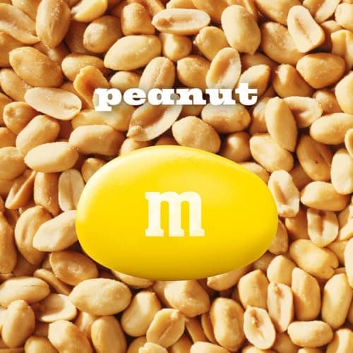 M&M'S Peanut Chocolate Candy, Full Size Candy 1.74 oz Bag, Bulk Pack of 48 — view 4
