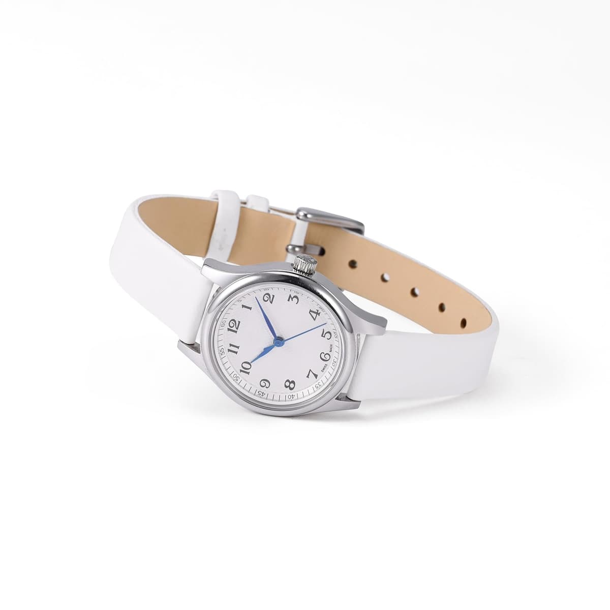 WOCCI Elegantes Correas de Reloj, Correa de Repuesto de Cuero Genuino, Hebilla de Acero Inoxidable, 8mm 10mm 12mm 13mm 14mm 16mm 18mm 20mm 22mm — view 184