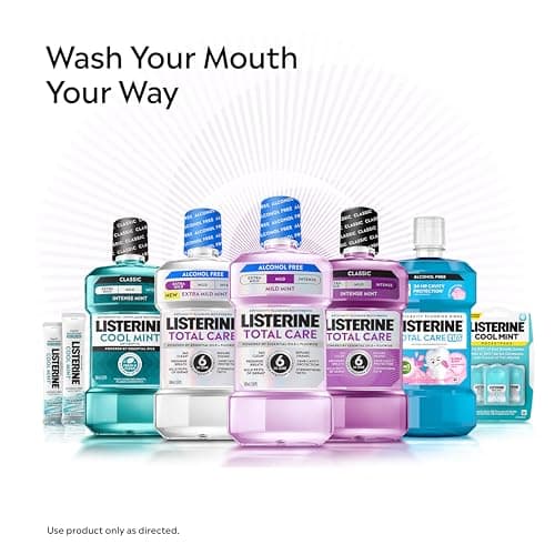 Listerine Total Care Alcohol Free Mouthwash, Mild Mint, 33.8 fl. oz/1L x 2 — view 7