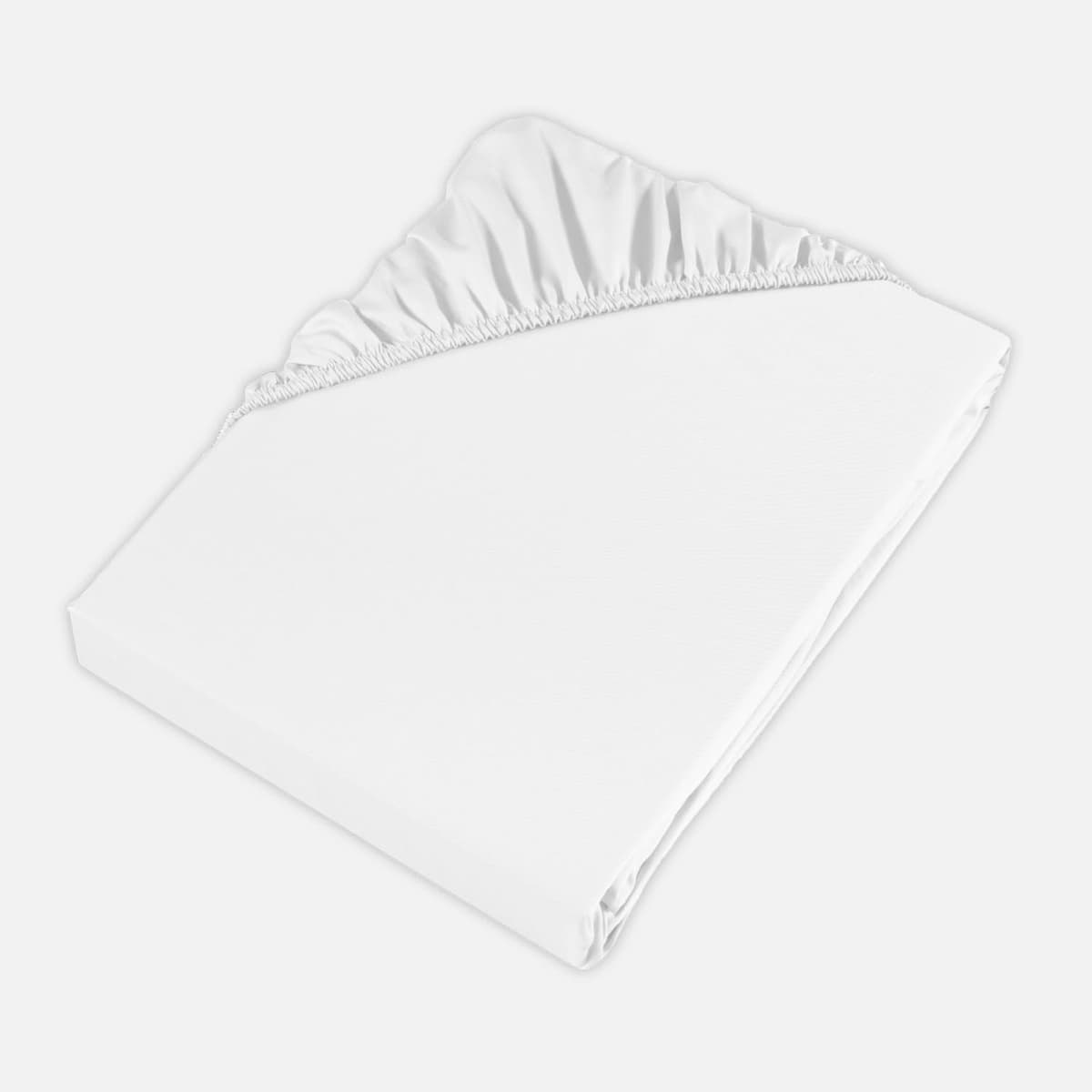 Aspire Homeware Double Fitted Sheet - 25 cm Deep Hotel Quality (White) Bed Sheets - Soft & Breathable Fitted Bed Sheets Double - Anti-Wrinkle Easy Care Fitted Sheets — view 5