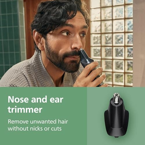 Philips Norelco All-in-One 3000 Series 13 in 1 Trimmer, Beard Styler & Men's Hair Clipper, 9 Length Settings & Self-Sharpening Skin-Friendly Blades, MG3919/50 — view 3