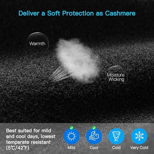 Unigear Lightweight Running Gloves Touchscreen Glove Liners for Men Women
