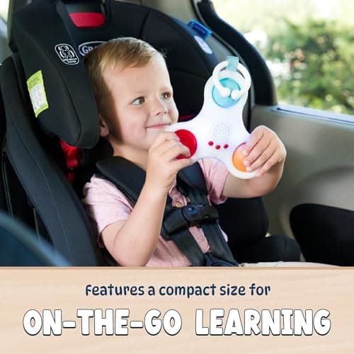 Chuckle & Roar - Pop It! and Learn Mini - Educational and Electronic Popping Toy - Learn Numbers & Letters in Spanish or English - Great for Ages 6 Months to 2 Years — view 4