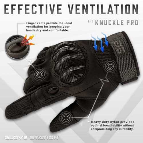 Glove Station - Cold Weather Tactical Shooting Gloves for Men and Woman with Touchscreen Fingers - Durable and Comfortable Hand-Gear for Shooting and Hunting — view 2