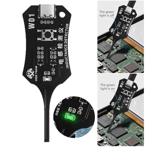 Precise Electromagnetic Inductance Tester W01 Inductor Detectors for Phone Motherboards Repair Maintenance on Site Repair Inductance Tester