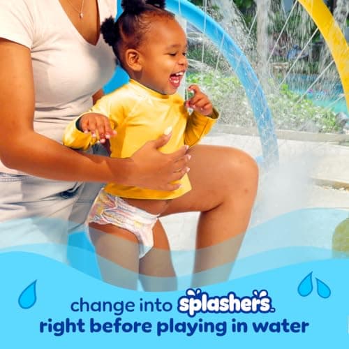 Pampers Swim Diapers - Splashers - Size 2-3, 20 Count, Gap-Free Disposable Baby Swimming Pants — view 4