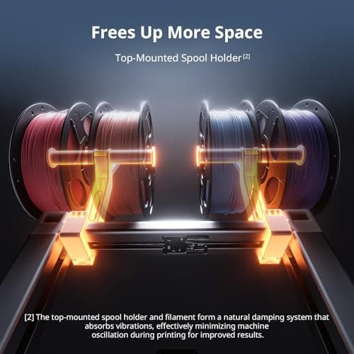 Anycubic Kobra X Combo 3D Printer with Built-in 7-Color Printing, 2X Faster & Saves Filament, ACE GEN 2 Multi-Material System,≤48 dB Quiet & Auto-Leveling Printing, Large 260x260x260mm Build Volume — view 3