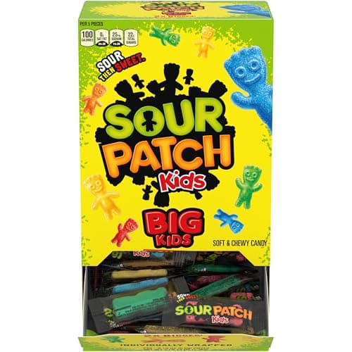 SOUR PATCH KIDS Big Kids Soft & Chewy Gummy Candy, 240 Count