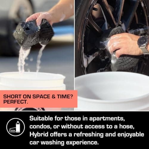 Ethos Hybrid Ceramic Rinseless Car Wash - Spot Free Rinse for Cars Waterless Wash - No Rinse Wash - Spot Free Car Wash (Gallon) — view 3