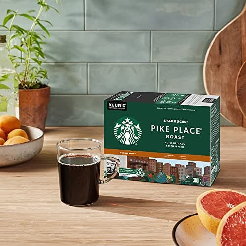 Starbucks Pike Place Medium Roast K-Cups, Single Serve Keurig Compatible Coffee Pods for Keurig Brewers - 24 Capsules — view 6