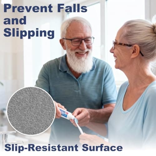 Gecork XXL Bathtub Non Slip Stickers with Strong Adhesive, Widen & Invisible Anti Slip Shower Strips with Scraper for Bath Tub, Shower Floor, Stairs,14 PCS （Grey） — view 5