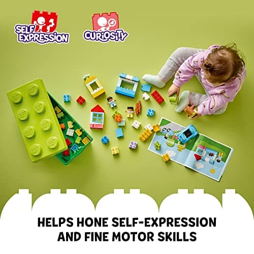 LEGO DUPLO Classic Brick Box Building Blocks - Learning & Educational Toys for Toddlers, Preschool, Ages 1.5+ Years - Develop Fine Motor Skills - Gift for Birthdays - 10913 — view 5