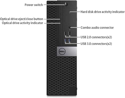 Dell OptiPlex 5040 SFF Desktop Computer PC, Intel Core i5-6500T, 8GB RAM, 256GB SSD, WiFi, Bluetooth, HDMI, Windows 11 Pro (Renewed) — view 2