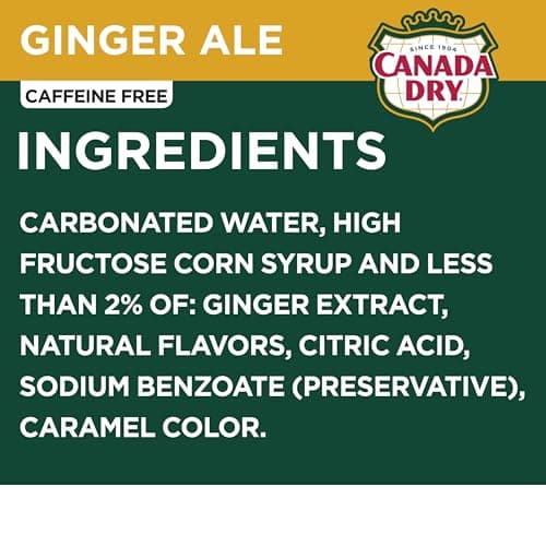 Canada Dry Ginger Ale Soda, 12 fl oz cans, 12 pack — view 3