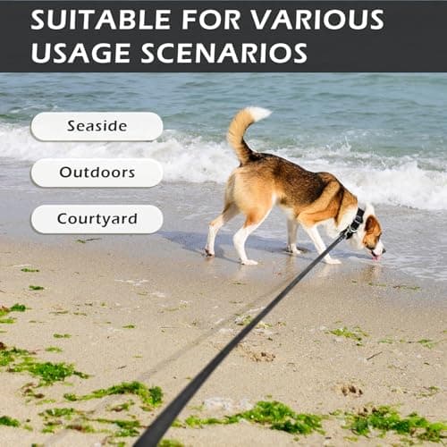 Wolfone Waterproof Dog Leash 10FT PVC Coated Training Lead for Dogs — view 5