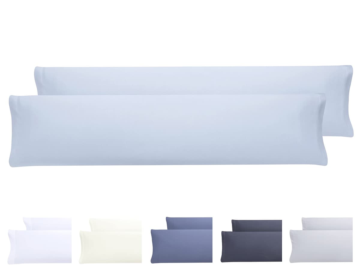Todocama – Juego de 2 Fundas de Almohada, Microfibra Extra Suave, hipoalergénicas. Juego de 2-70x40 cm Blanco — view 21