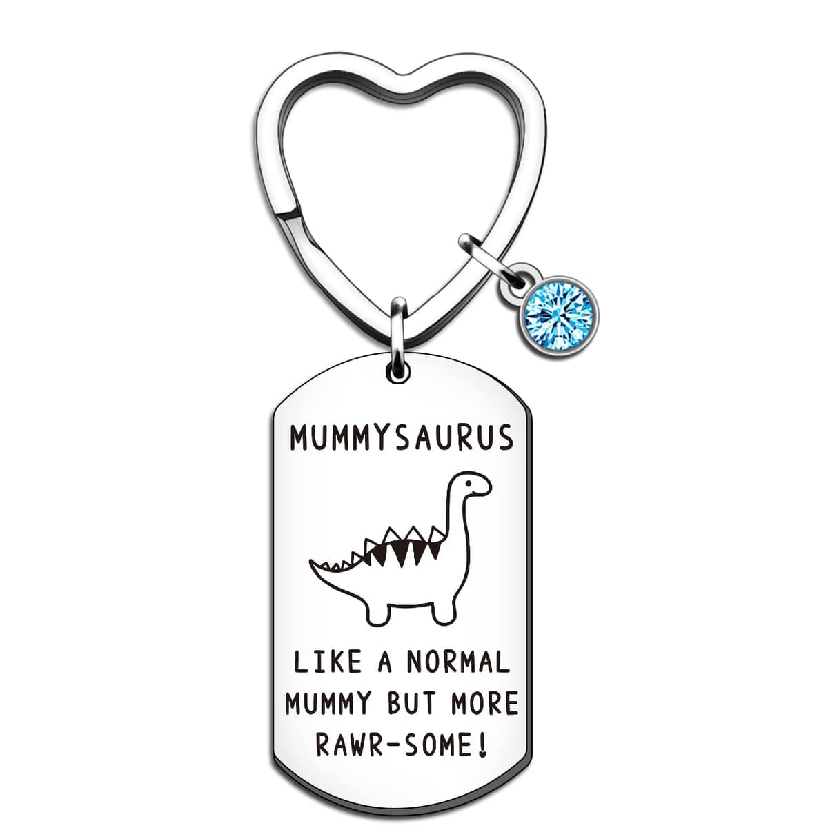 Funny Mummy Gifts Mummysaurus Keyring from Daughter Son Birthday Christmas Thanksgiving Mothers Day Gifts for Mummy Mother Mama Mum