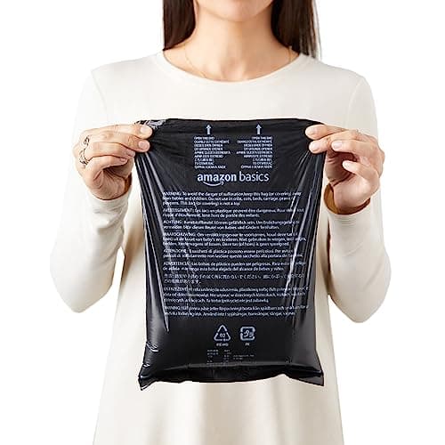 Amazon Basics Dog Poop Bags with Dispenser, 600 Count, Enhanced for Guaranteed Leakproof, Unscented, Includes Leash Clip — view 2