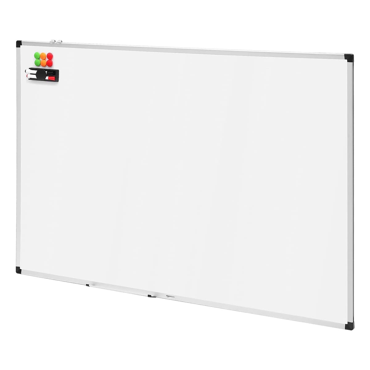 Amazon Basics Pizarra blanca magnética con bandeja para rotuladores y marco de aluminio, 240 cm x 120 cm — view 13
