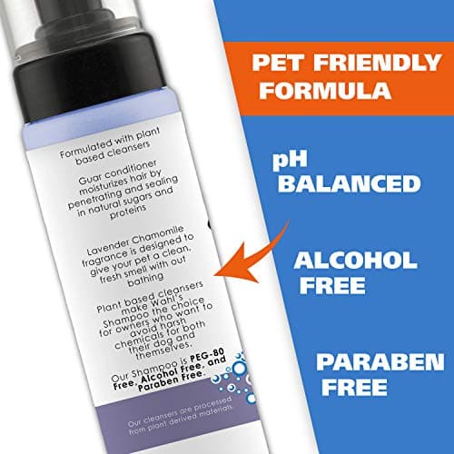 Wahl USA Pet Friendly Waterless No Rinse Shampoo for Animals – Lavender & Chamomile Scented - Cleaning, Conditioning, Detangling, & Moisturizing Shampoo for Dogs – 7.1 Oz - Model 820014A — view 3
