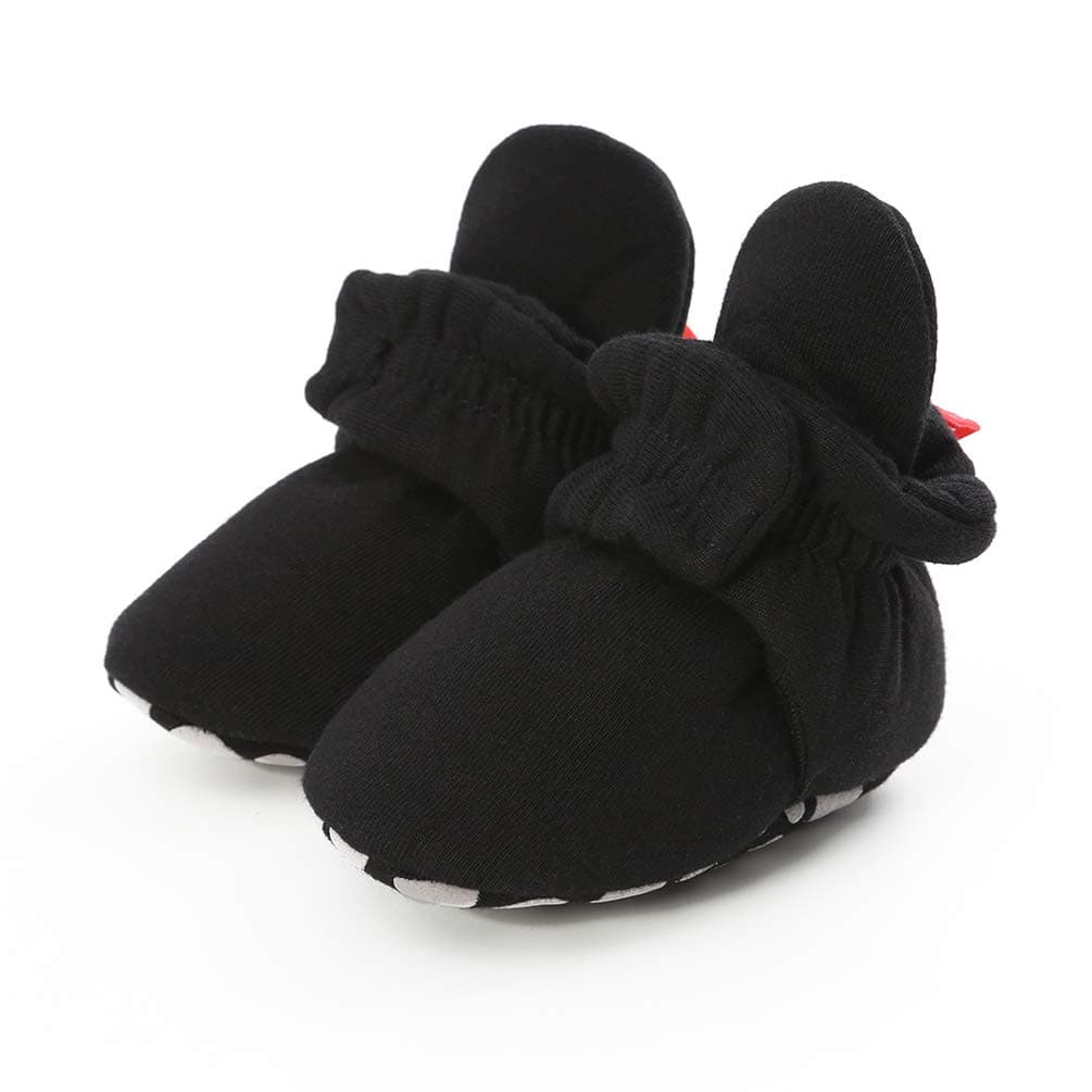 EDOTON Botas de Niño Calcetín Invierno Soft Sole Crib Raya de Caliente Boots de Algodón para Bebés — view 17