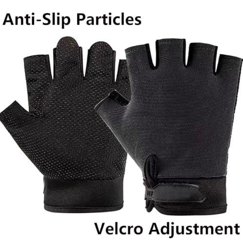 SANYETS Tactical Vest, Black Airsoft Plate Vest for Men,Army Molle Vest with Detachable Pouches and Cap,Gloves,Balaclava for Military Costume, Men's Tactical Airsoft Gear — view 6