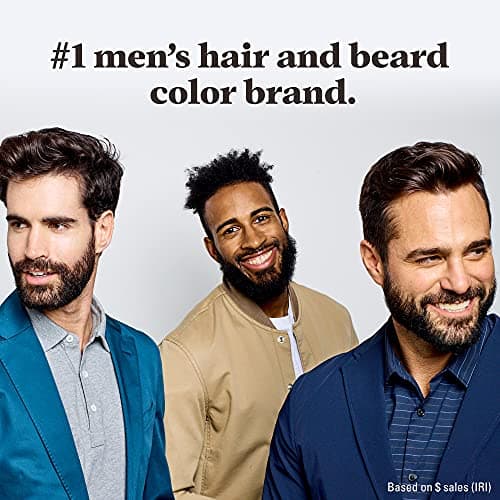 Just For Men Mustache & Beard multiple uses Beard Coloring for Gray Hair with Brush, With Keratin Biotin Aloe and Coconut Oil for Healthy Facial Hair Medium Brown, M-35, Pack of 1 — view 4