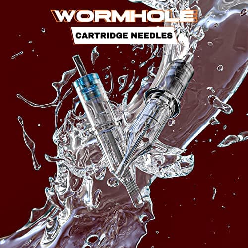 Wormhole Tattoo Kit Tattoo Pen Kit 20 Tattoo Cartridge Needles 10 Color Inks with Foot Pedal, Power Supply, RCA Cord, Tattoo Gun Kit for Artists and Beginners WTK079 — view 5