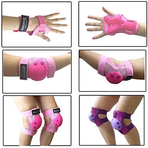 Kids/Youth Knee Pad Elbow Pads Guards Protective Gear Set for Roller Skates Cycling BMX Bike Skateboard Inline Skatings Scooter Riding Sports — view 3