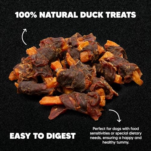 Premium Feeders Sweet Potato & Duck Twists Dog Treats 1 kg – Duck Jerky High-Protein Chewy Training & Reward Treats – Natural, Low Fat, Digestible – for All Breeds — view 5
