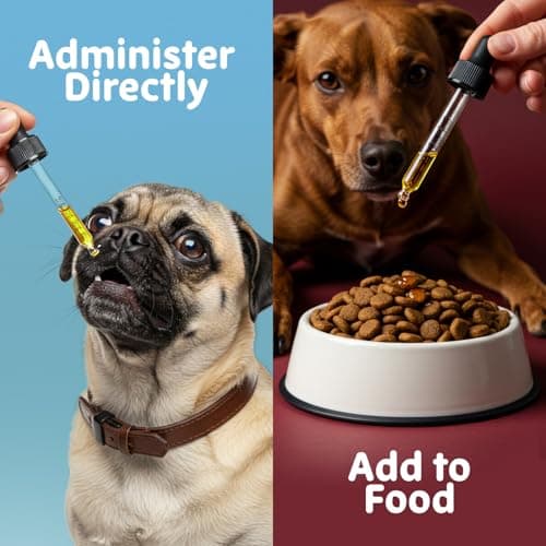 Premium Hydrolyzed Liquid Collagen Drops for Dogs: Grass-Fed Bioactive Peptides with Vitamin C, Biotin & Hyaluronic Acid - 4-in-1 Collagen Supplement for Hip & Joint, Skin & Coat & Itch Relief Support — view 5