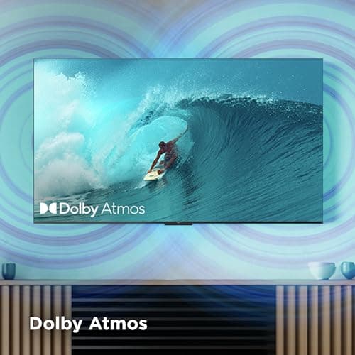 TCL 50-Inch Class S4 4K LED Smart TV with Fire TV (50S450F-CA), Dolby Vision HDR, Dolby Atmos, Alexa Built-in, Apple Airplay Compatibility, Streaming UHD Television, Black — view 5