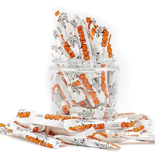 Caramel Candy Vanilla 1 pound – Soft and Chewy, Filled With Cream, Individually Wrapped, Bulk Candies in Resealable Bag — view 5