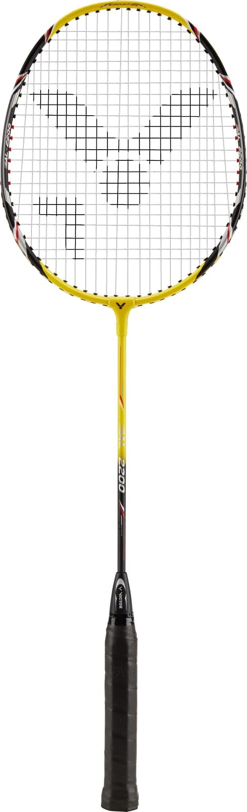 Victor AL 2200 Badminton Racket and Shuttlecock in Yellow Single Racket or as a Set with Racket/Balls/Carry Bag — view 4
