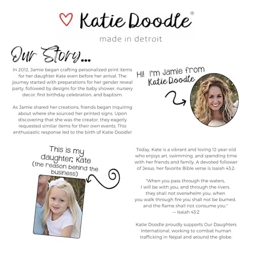 Katie Doodle 2026 Graduation Decorations - (Made in USA) - Class of 2026 Decorations, Graduation Gifts for Her, Him, High School Centerpiece - Includes 1 Premium Printed Sign, 8x10 inch (Unframed) — view 4