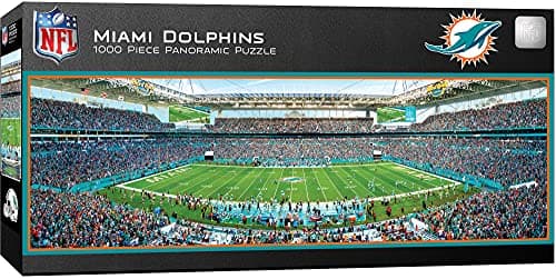 Master Pieces NFL Miami Dolphins Panoramic Stadium Puzzle (1000-Piece)