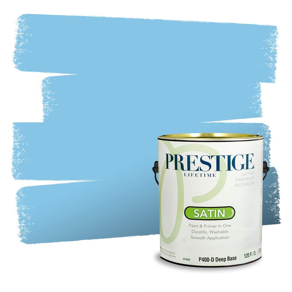 PRESTIGE Paints Interior Paint and Primer In One, 1-Gallon, Semi-Gloss, Comparable Match of Valspar* Dewdrop* — view 282