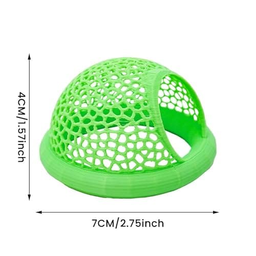 Floating Betta Hide & Shrimp Cave – 3D Printed Aquarium Hammock, Feeding Ring & Resting Spot for Betta Fish, Shrimp & Small Fish (Eco-Safe PLA) — view 2