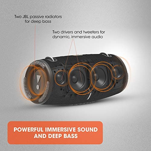 JBL Xtreme 3 - Portable Bluetooth Speaker, Powerful Sound and deep bass, IP67 Waterproof, 15 Hours of Playtime, powerbank, PartyBoost for Multi-Speaker Pairing (Camo)