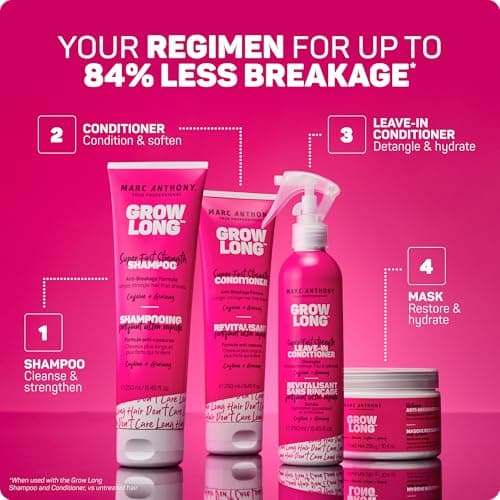 Marc Anthony Leave-In Hair Conditioner Spray for Long & Detangled Hair, Grow Long - Moisturizing & Deep Conditioning Detangler Spray with Biotin For Split Ends, Breakage & Reduces Frizz — view 5