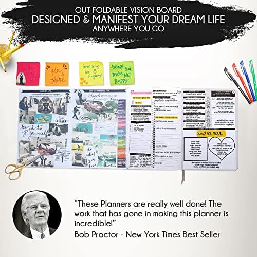 Adhd Daily Planner - A Self Care Personal Gratitude Journal to Increase Productivity and Success in Life & Work, Weekly & Monthly Undated Planner for Women and Men, Vision Board & Organizer + Stickers — view 7