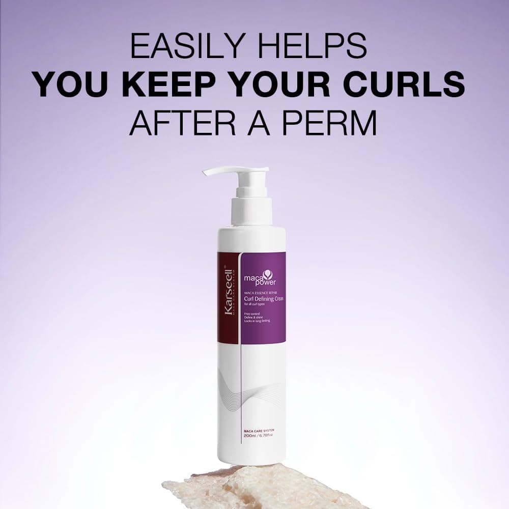 Karseell Crema Definidora de Rizos 200 ml – Crema de Rizos para Cabello Rizado y Ondulado, Hidratante, Anti Encrespamiento y Fijación Flexible — view 2